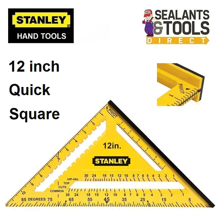 Stanley Hi Vis Dual Colour Roofing Quick Square 12 Inch STHT46011