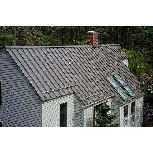 Steel / Stainless Steel Standing Seam Roof, Rs 300/square feet Metal ...