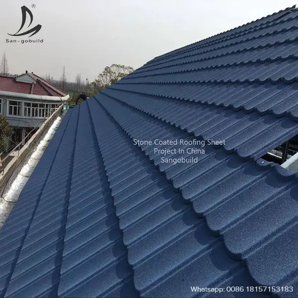 Stone Coated Roofing Sheet Projects In North Of China. It is long ...