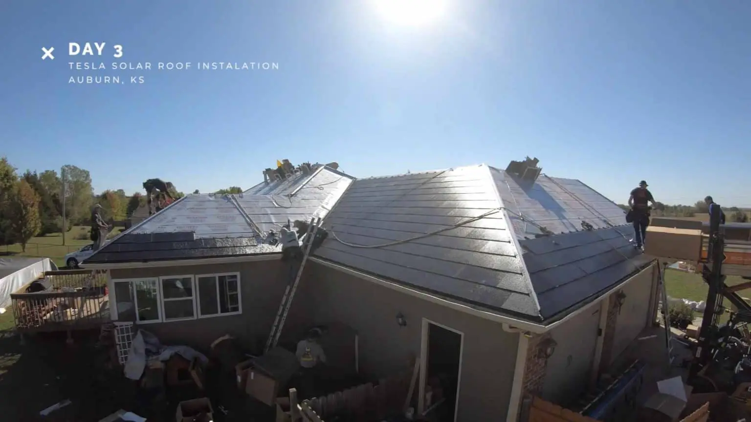 Tesla Solar Roof Installed In 4 Just Days