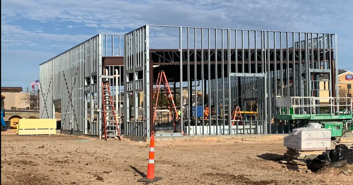 Texas Burger Construction Progressing
