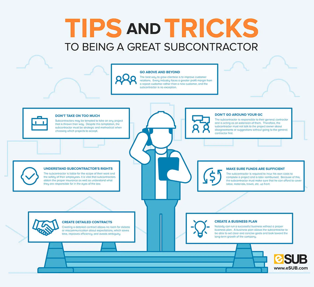 Tips and Tricks to Being a Great Subcontractor
